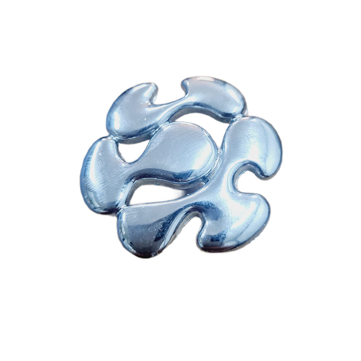 Düğme Kulp Yağmur Krom – 5 Adet | Mobilya Kulp Seti