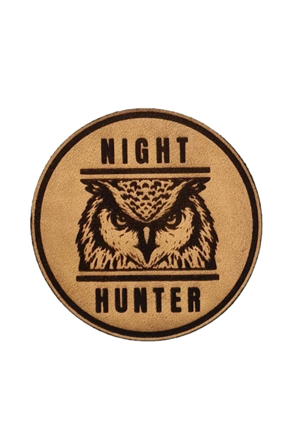 Baykuş Night Hunter- Deri Peç - Arma - Askeri Patch