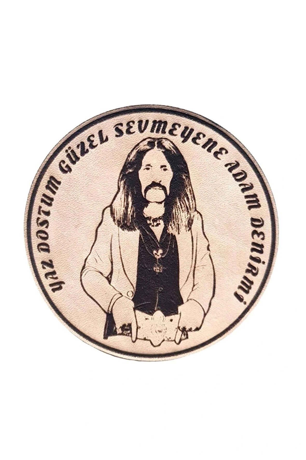 Barış Manço Deri Peç - Arma - Askeri Patch