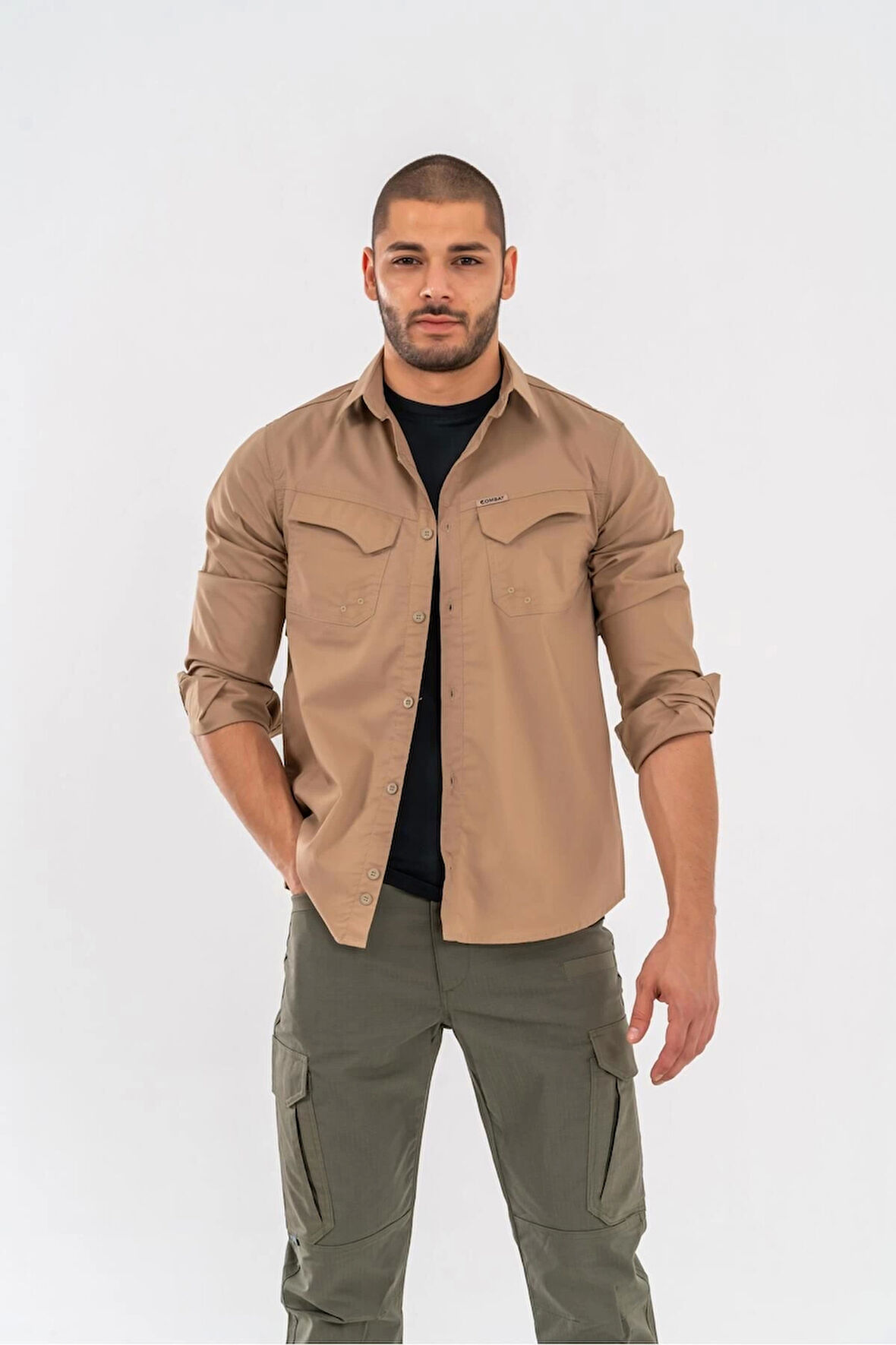 Combat Tactical Bej Koruma Gömlek - 428
