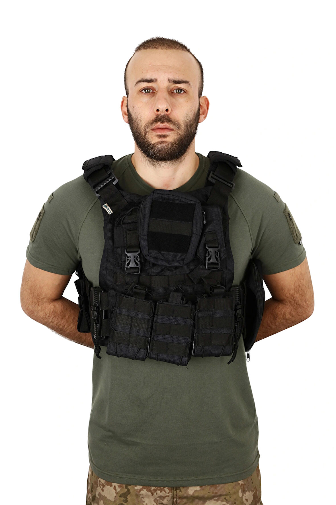 Siyah Özel Tasarım Komando Cordura Yırtılmaz Kumaş