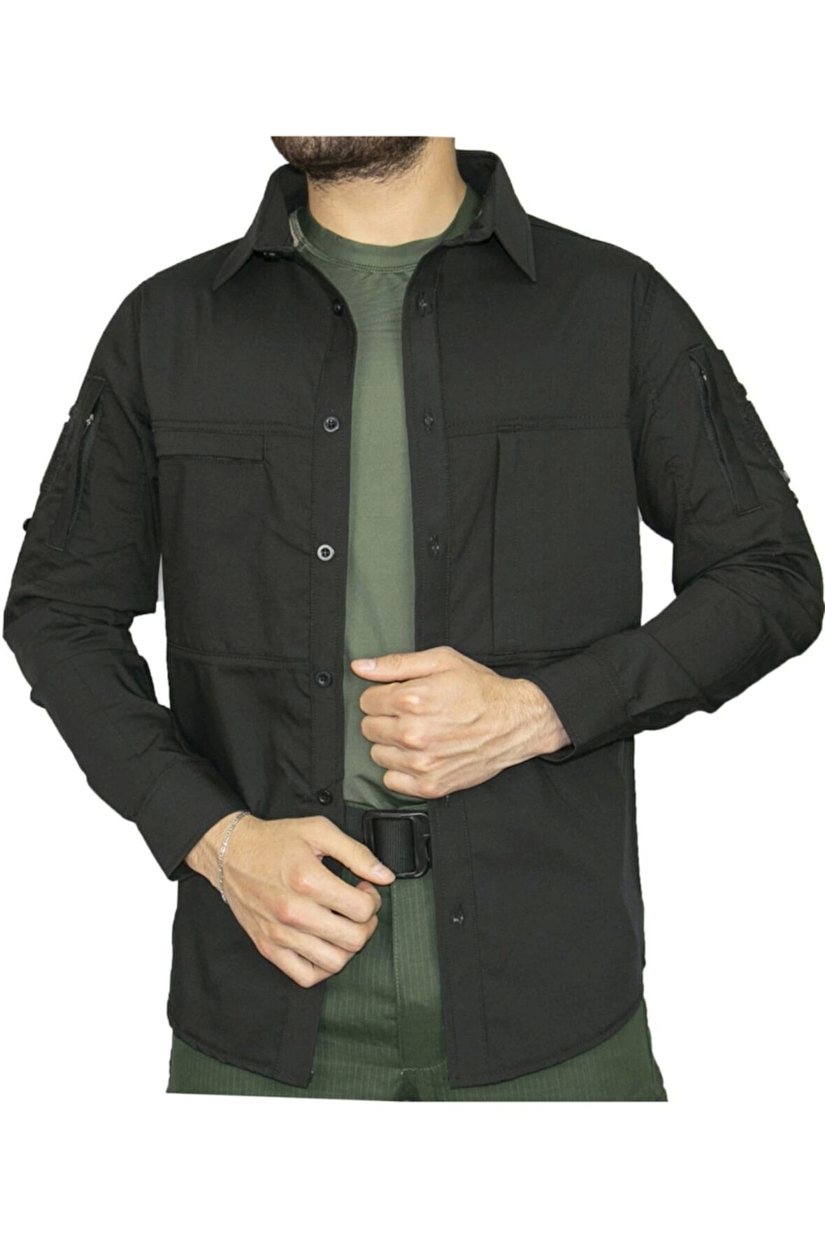 Tactical Gömlek 424 (Siyah Renk)