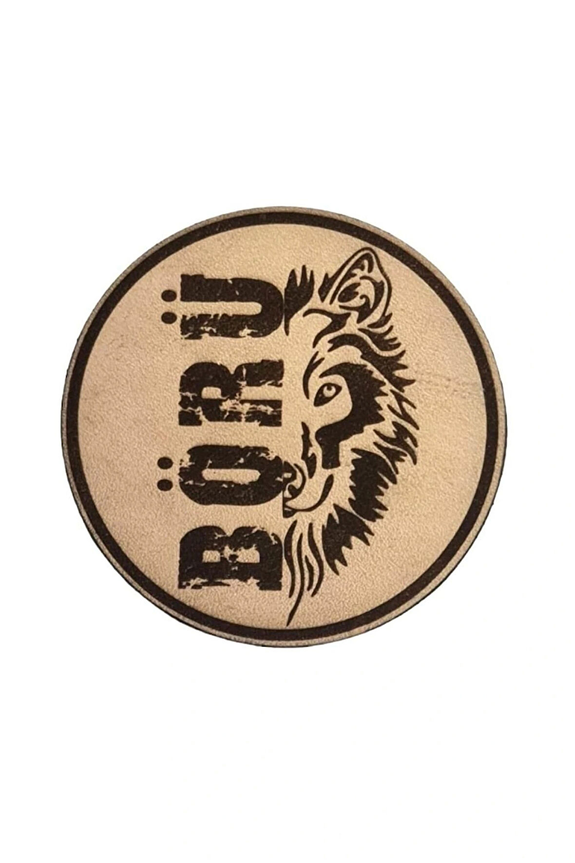 Börü Yazili - Deri Peç - Arma - Askeri Patch