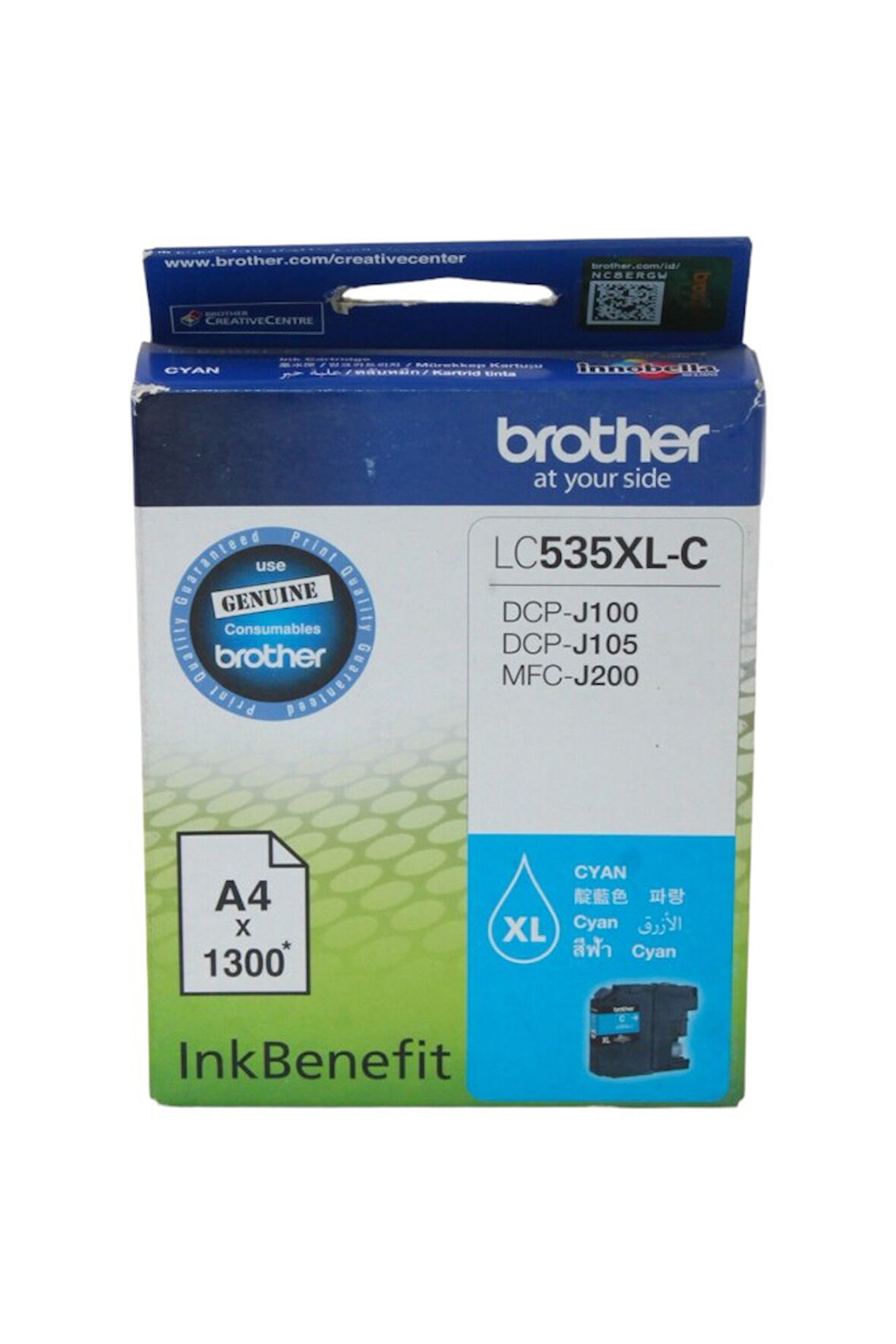 Brother Lc535XL Mavi Kartuş