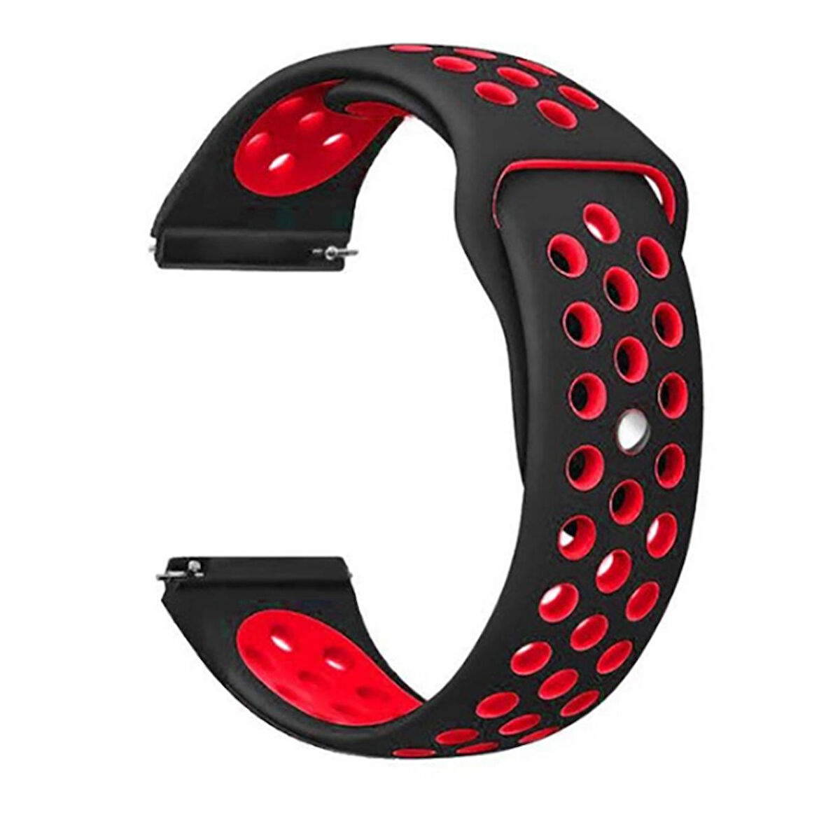 Gpack Huawei WATCH Buds Kordon Delikli Çift Renk Silikon