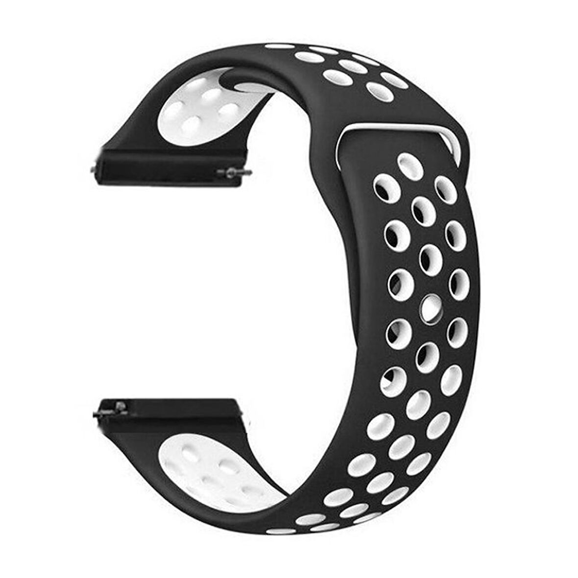 Gpack Huawei WATCH Buds Kordon Delikli Çift Renk Silikon