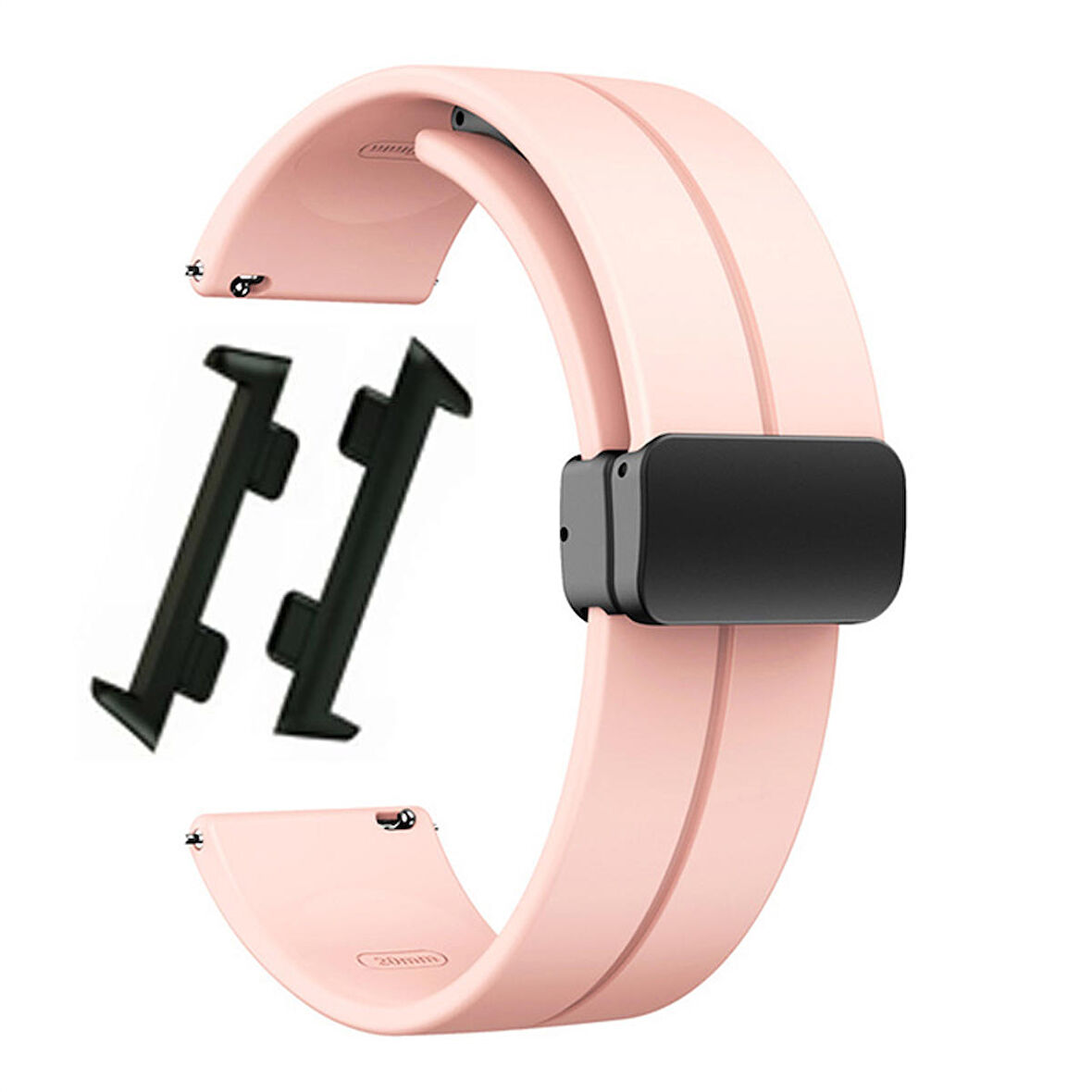 Gpack Oppo Watch 46mm Kordon Silikon Mıknatıslı Ayarlanabilir HS19