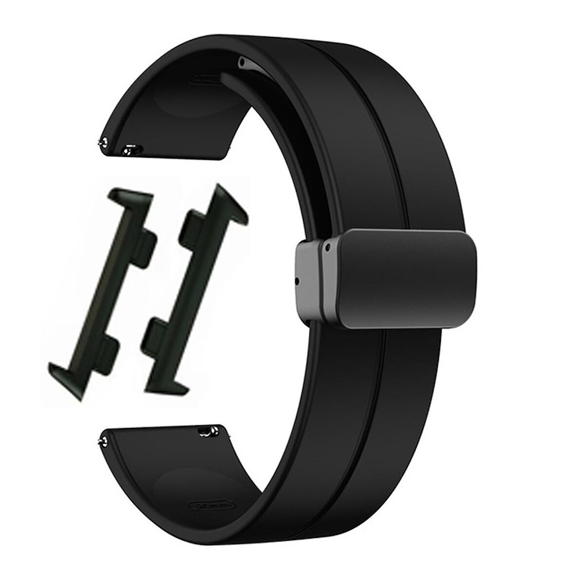 Gpack Oppo Watch 46mm Kordon Silikon Mıknatıslı Ayarlanabilir HS19