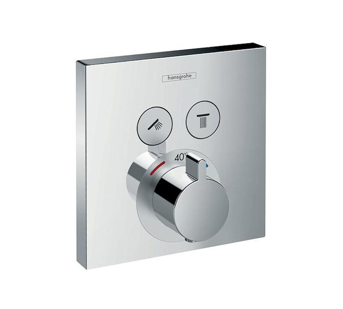 Hansgrohe Showerselect 2 Gümüş Banyo Bataryası