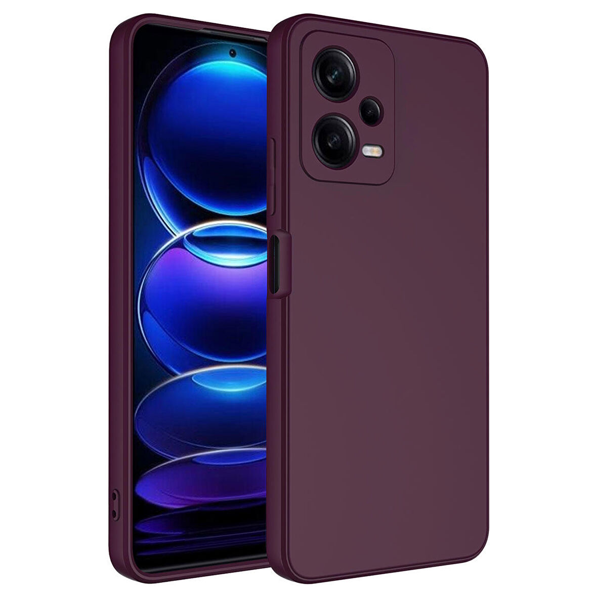 Gpack Xiaomi Redmi Note 12 Pro 5G  Kılıf Mara Lansman Silikon Mat Soft İçi Süet