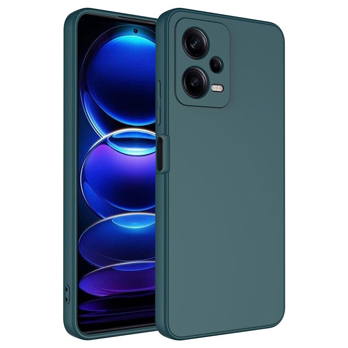 Gpack Xiaomi Redmi Note 12 Pro 5G  Kılıf Mara Lansman Silikon Mat Soft İçi Süet