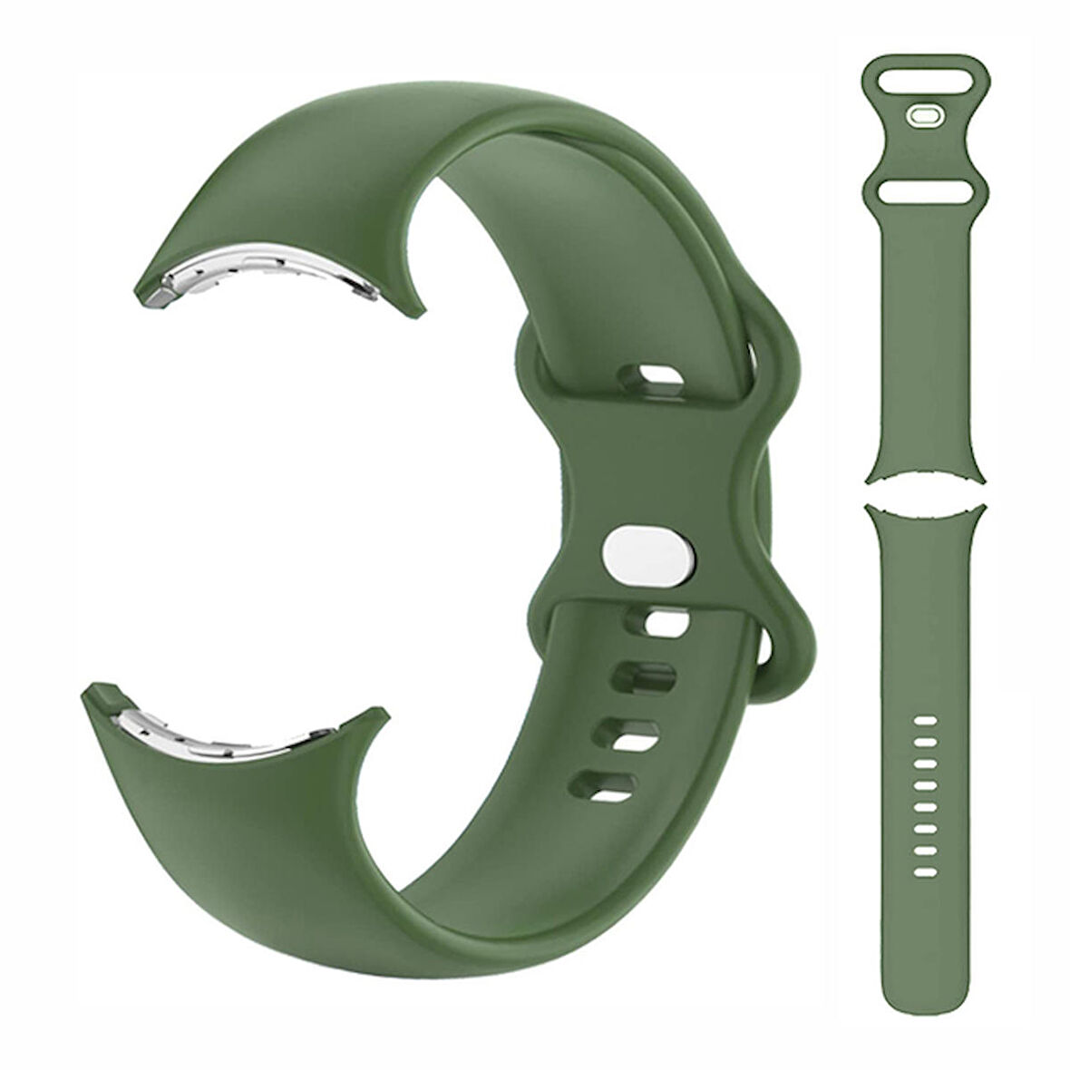 Gpack Google Pixel Watch Kordon Mat Klasik Silikon sc1