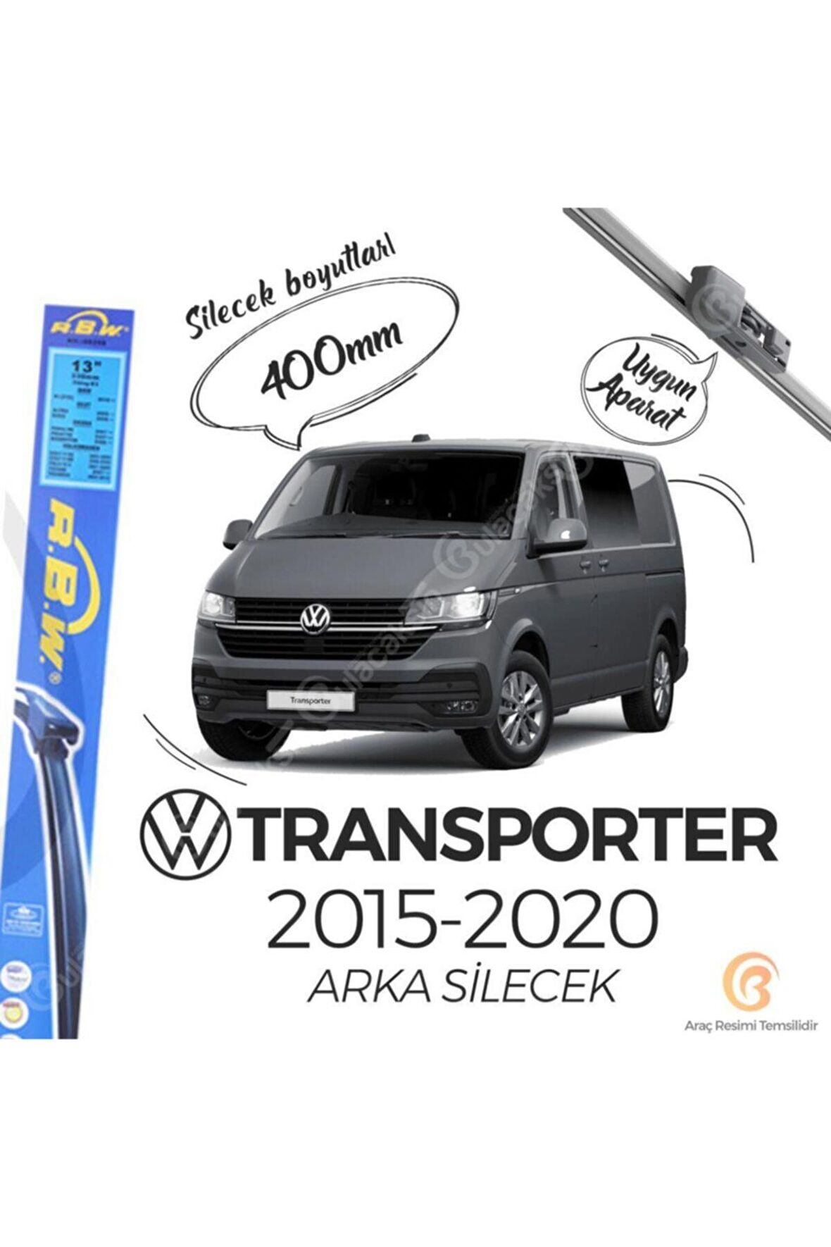 Volkswagen Transporter T6 Arka Silecek (2015-2020)