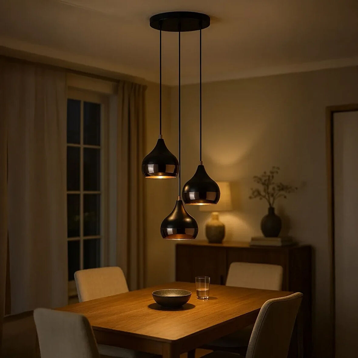 Modesco Blantyre 3'lü Dekoratif Avize