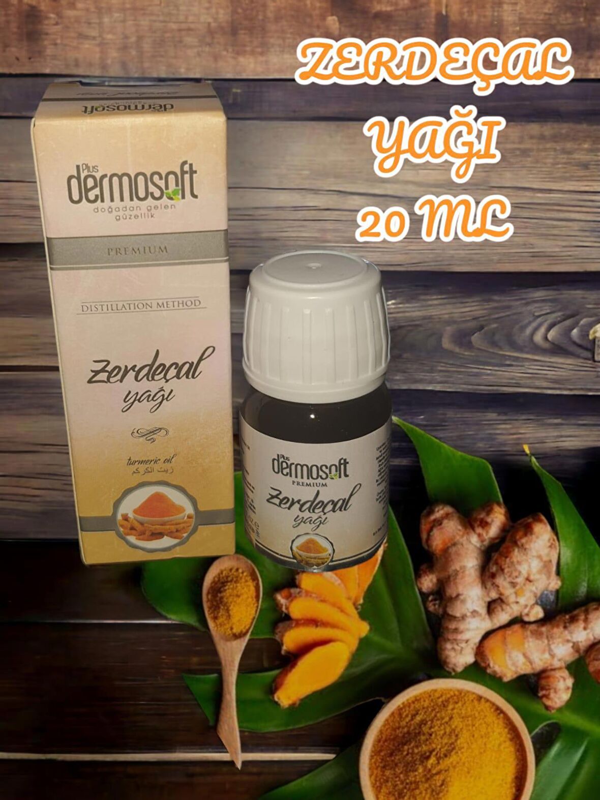 DERMOSOFT PLUS SAF ZERDEÇAL YAĞI  20 ML  PREMIUM SERİSİ