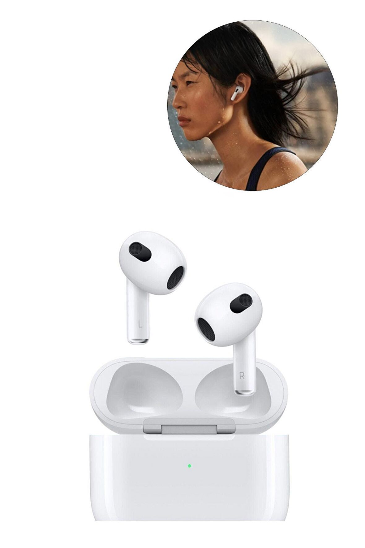 Airpods 3. Nesil Anc Iphone-android Uyumlu Seri Numaralı Logolu Bluetooth Kulaklık Airpods3-a++