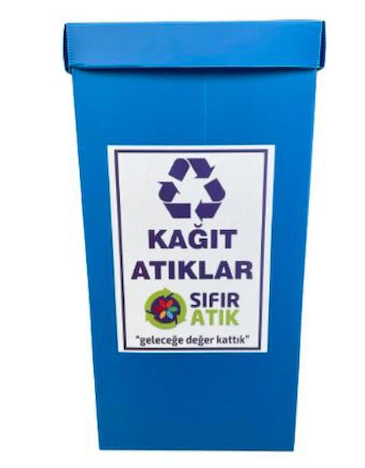 Geri Dönüşüm Atık Toplama Kutusu  70 Litre Kağıt Atık