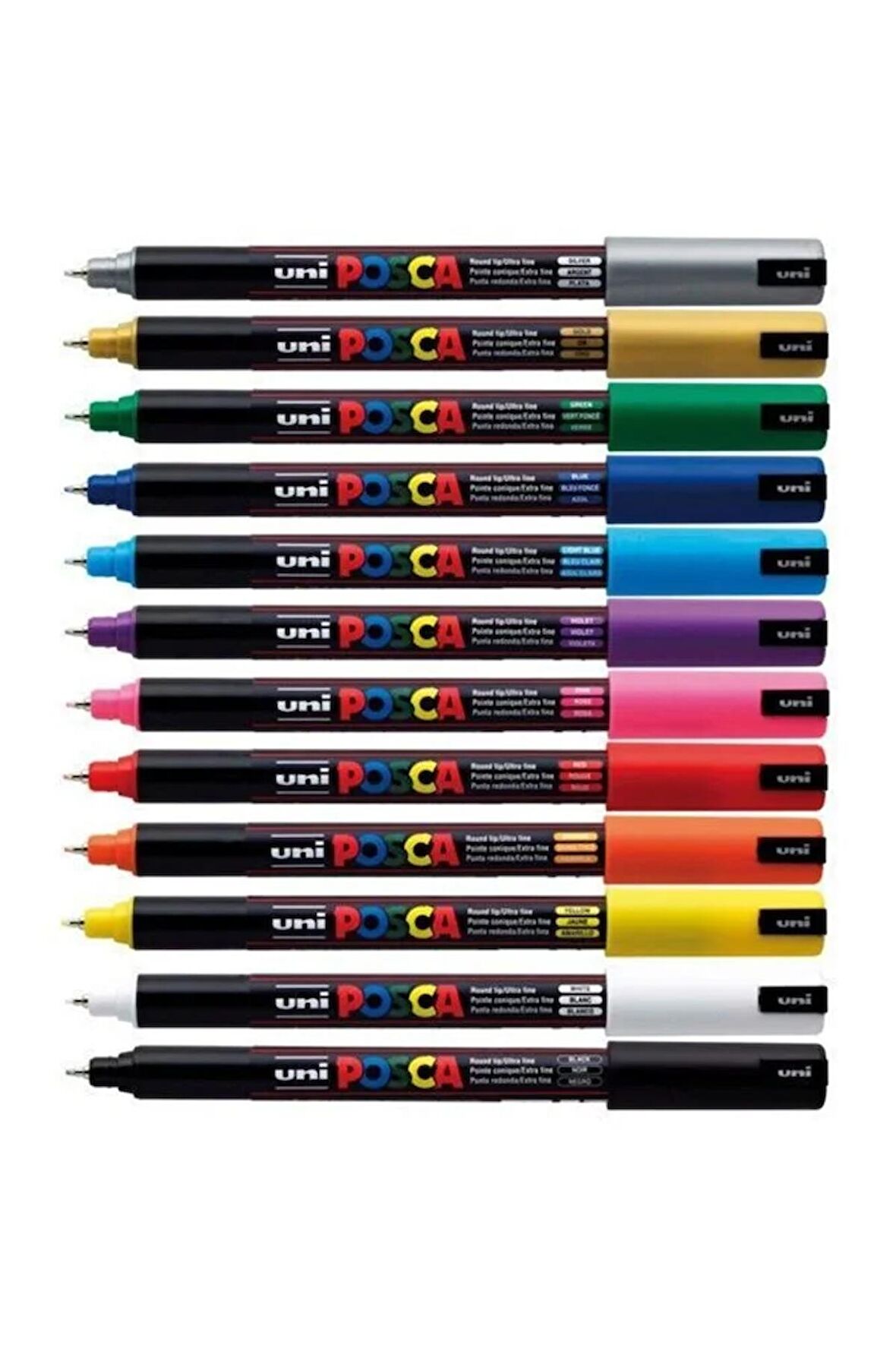 Uni Posca Pc-1mr 0.7mm - 12'li Set