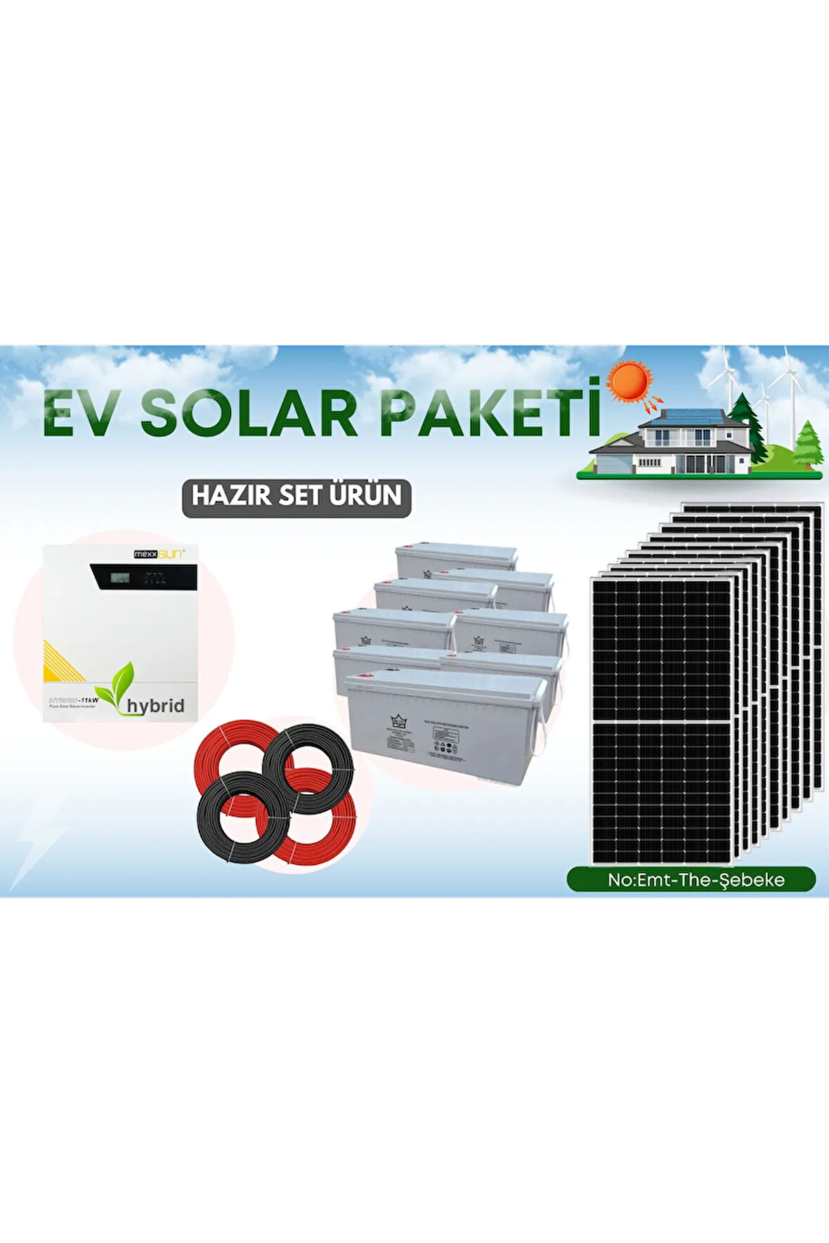 GÜNEŞ ENERJİ SİSTEMİ ULTRA LÜX 19.2kW