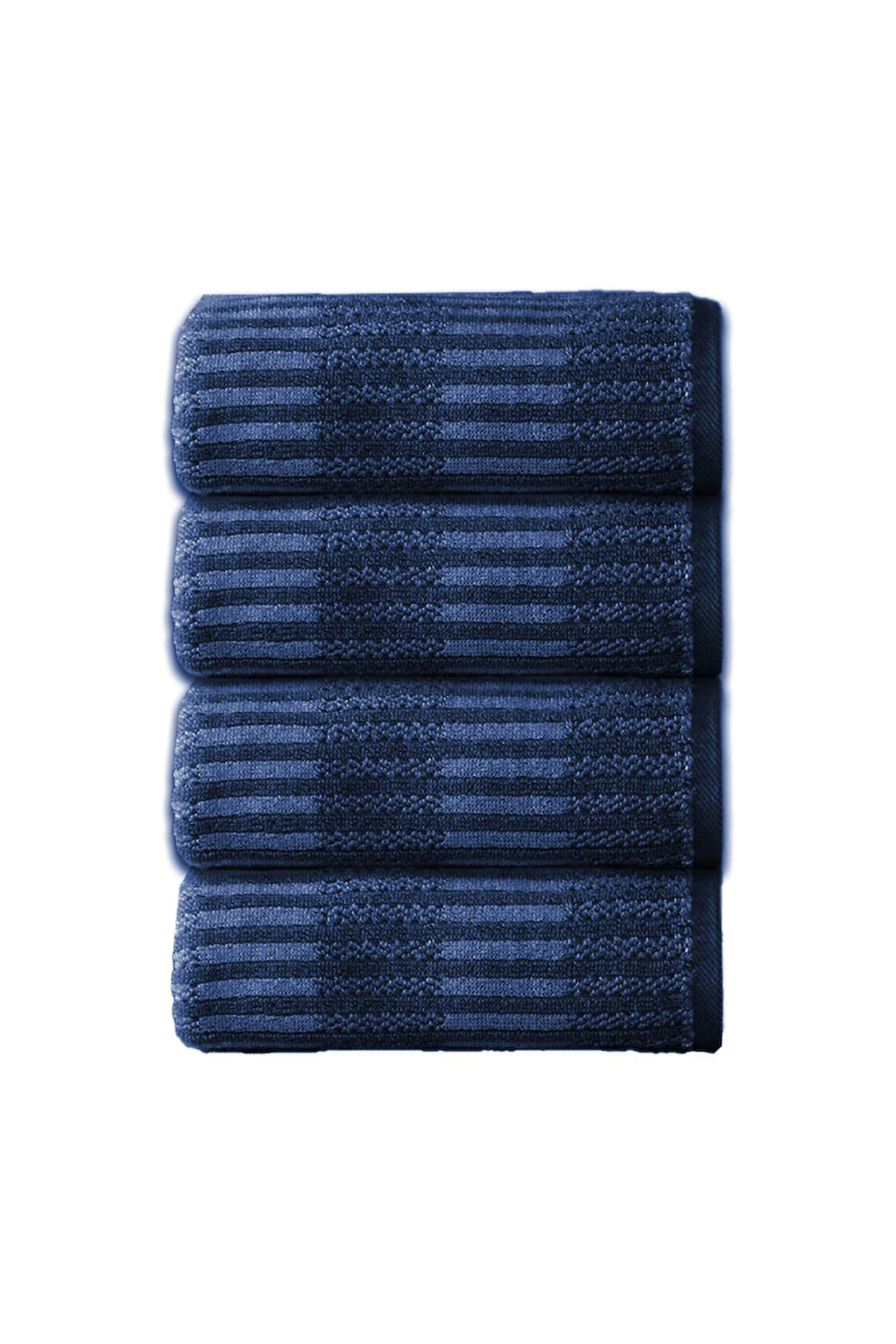 Özdilek Striscai 50x90 Cm El-Yüz Havlusu 4'lü Lacivert