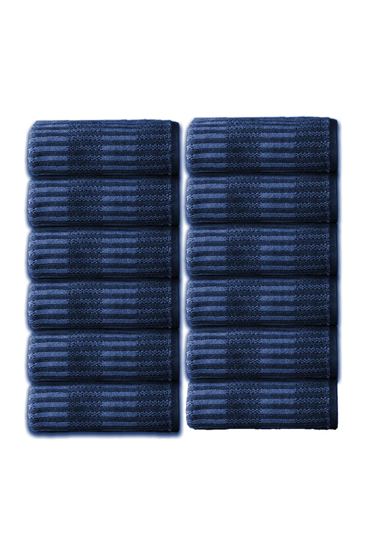 Özdilek Striscai 50x90 Cm El-Yüz Havlusu 12'li Lacivert