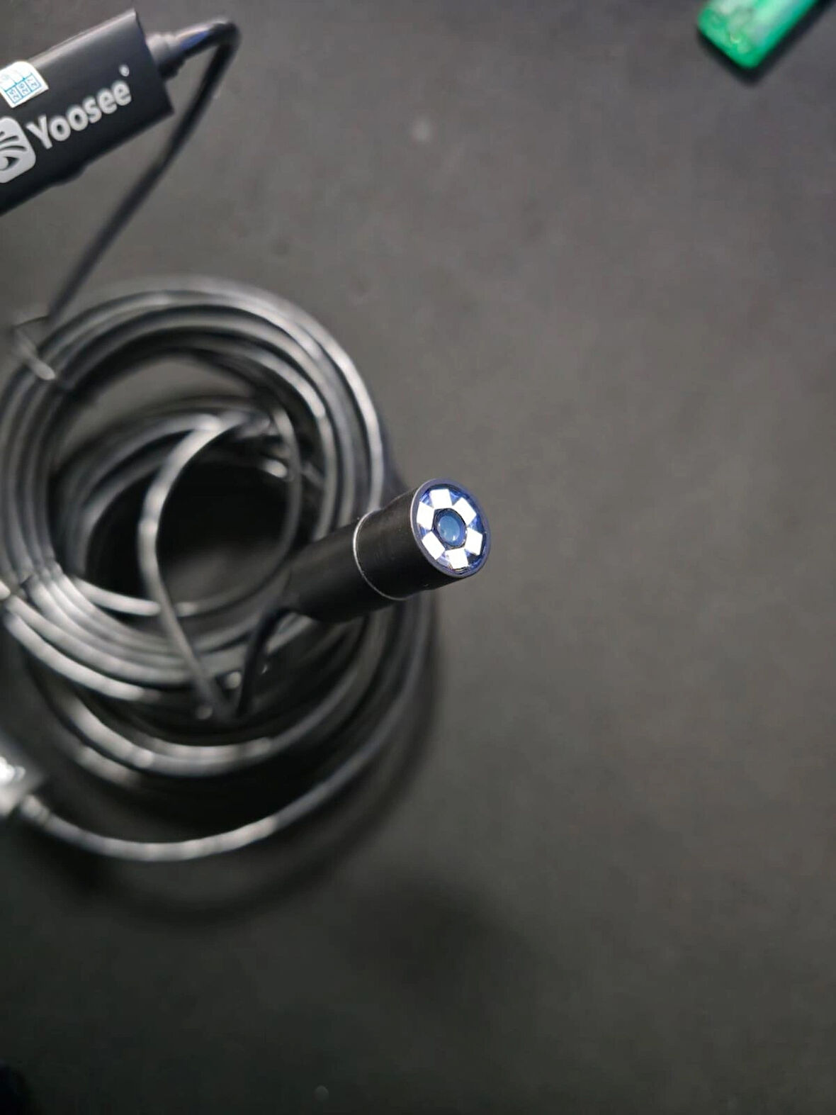 15mm 15m Geniş Açılı Ultra HD Yılan Kamera – Güçlü Işık, Type-C, Android Uyumlu