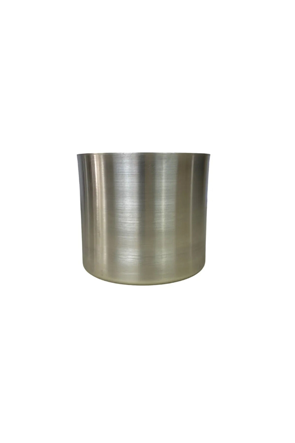 Galvaniz Saksı 15x15 Paslanmaz Metalik Çelik