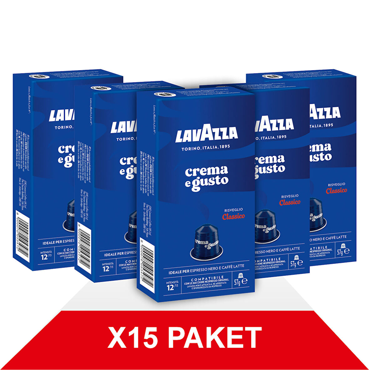Crema e Gusto 56gr Nespresso® Uyumlu Alüminyum Kapsül x15