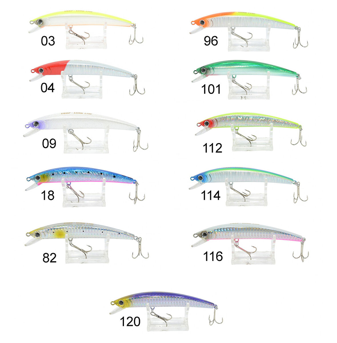 Deeplure Deep Minnow 110mm Floating 14gr Maket Balık 116