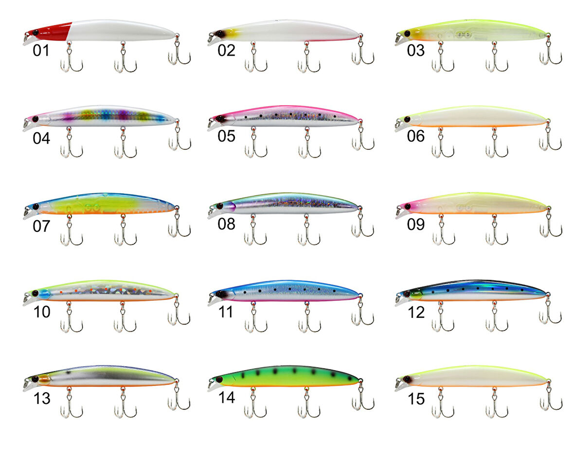 Captain 3434 Seaborn 125 mm Floating 21 gr Maket Balık 04