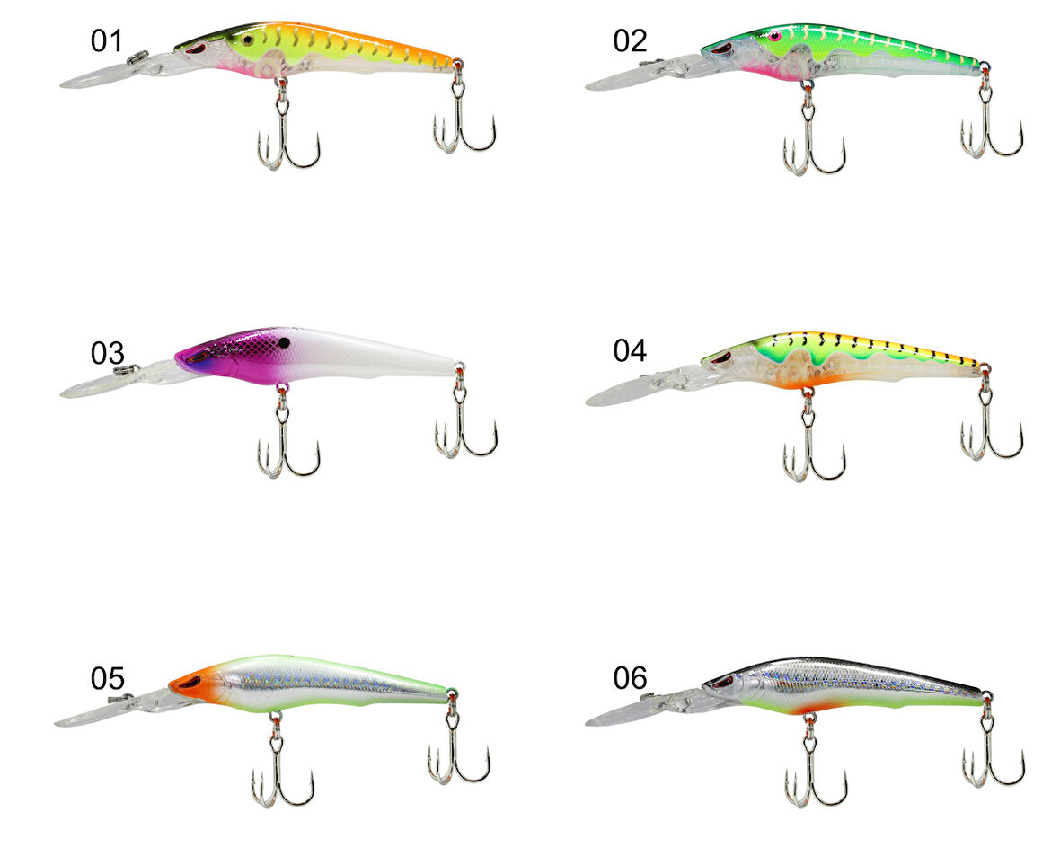Captain 3444 Style Pike 90 mm Floating 14 gr Maket Balık 01