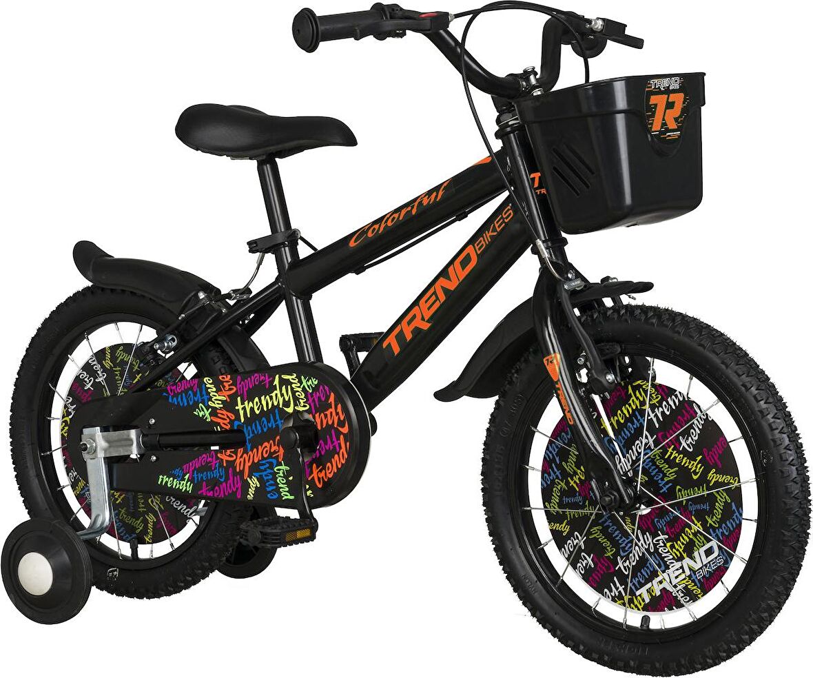 Trendbisiklet Bmx Black 16 Jant Çocuk Bisikleti, 4-6 Yaş