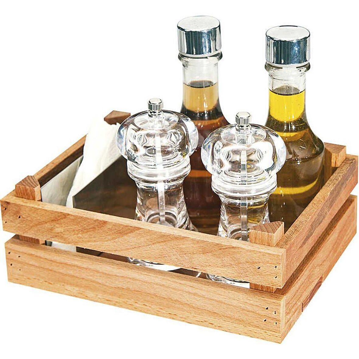 Biradlı Ahşap Kasalı Beşli Yağlık, Sirkelik GRV-2415