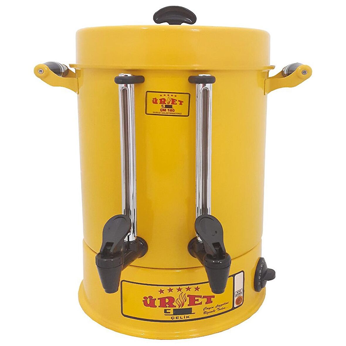 Üret Çelik 9 Litre Boyalı Çay Makinesi - 80 Bardak BCM 80