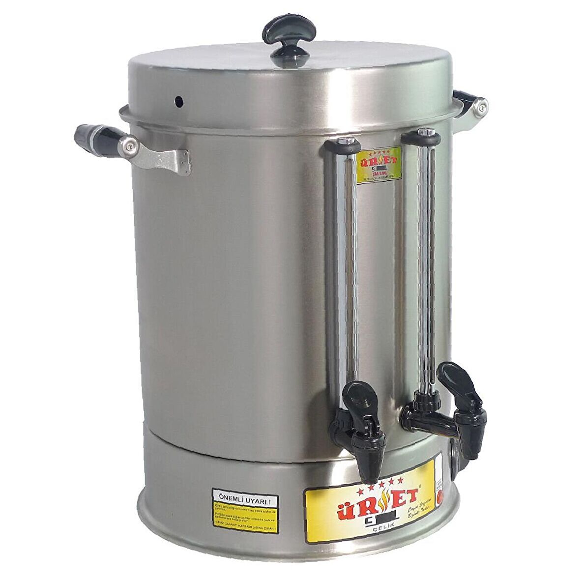 Üret Çelik 12 Litre Standart Çay Makinesi - 120 Bardak CM 120