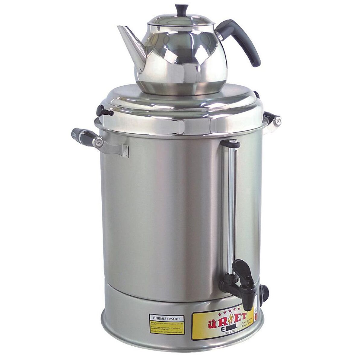 Üret Çelik 12 Litre Standart Semaver CSM 4