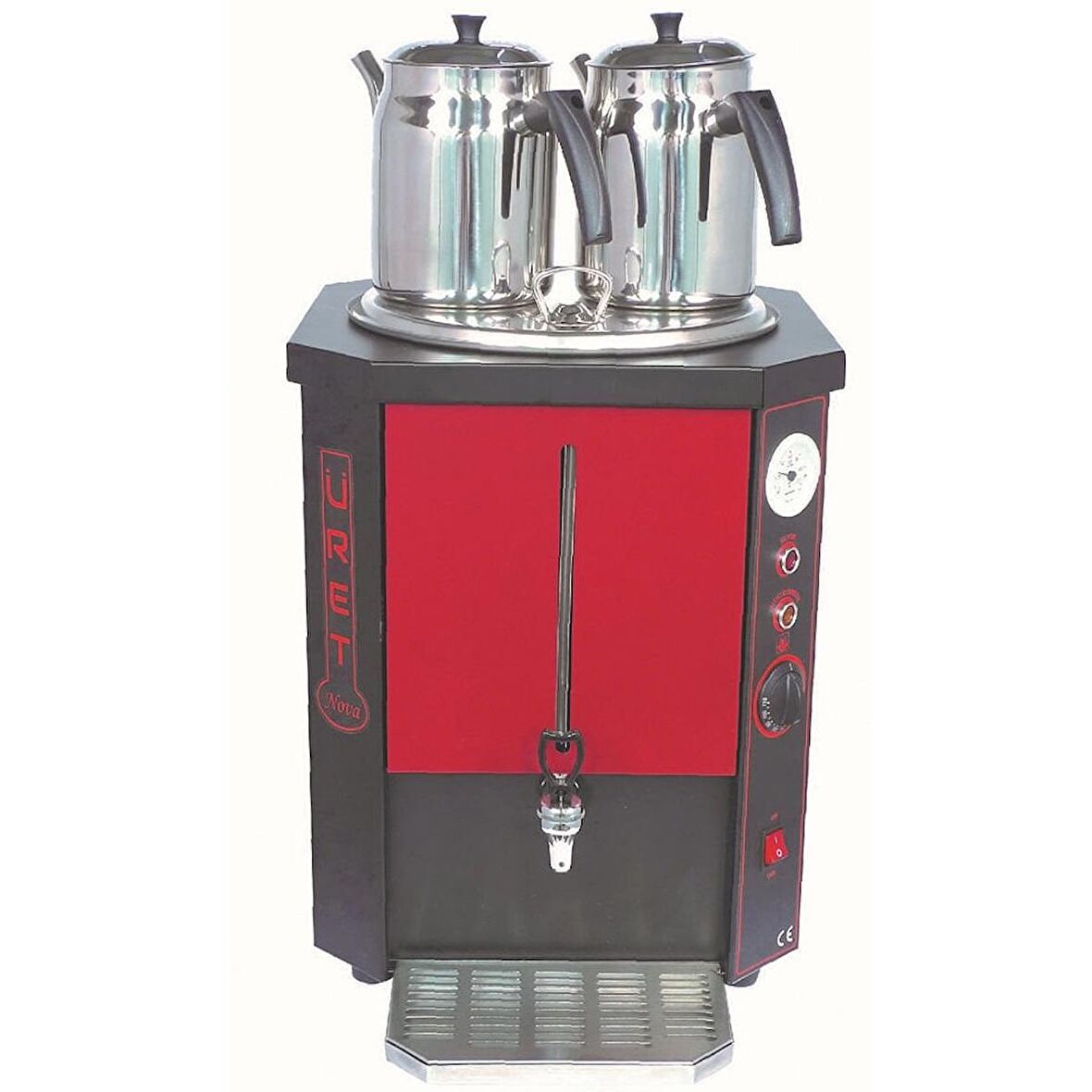 Üret Çelik 22 Litre Nova Çay Semaveri NV 2