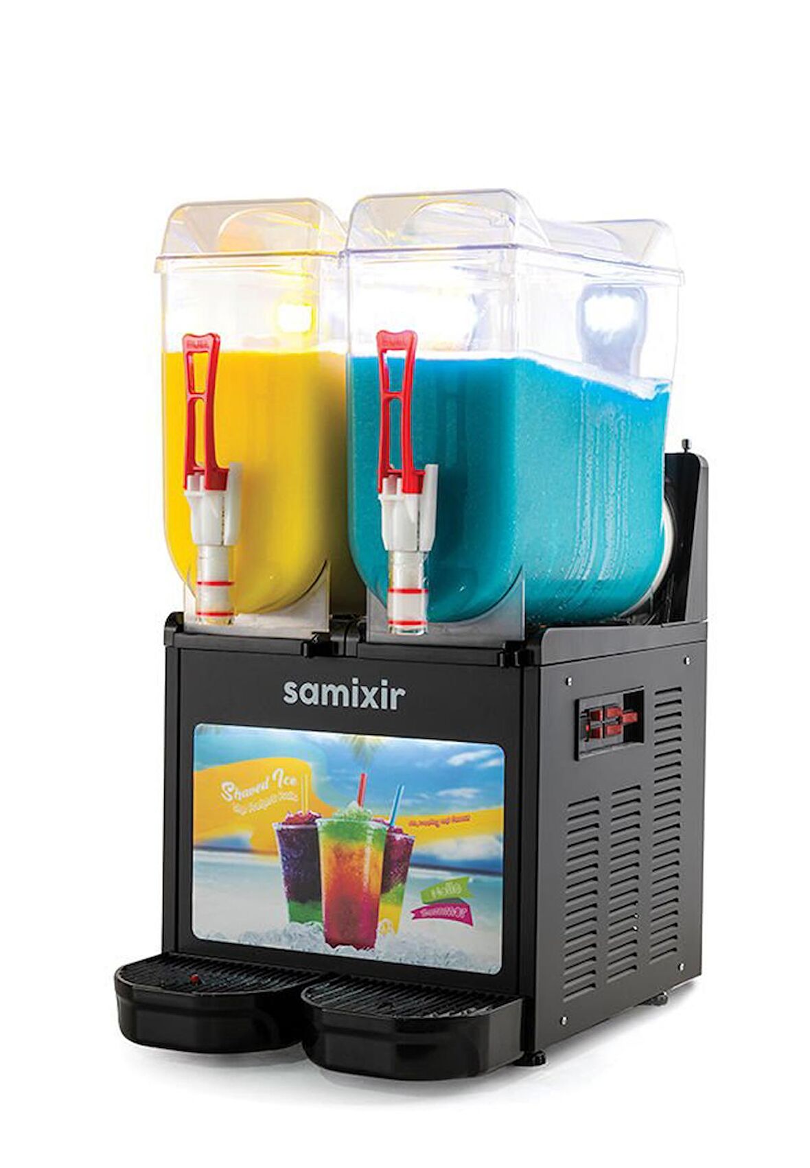SAMIXIR Slush Twin Allure Meyve Suyu Dispenseri 12 L + 12 L SLUSH24.BA