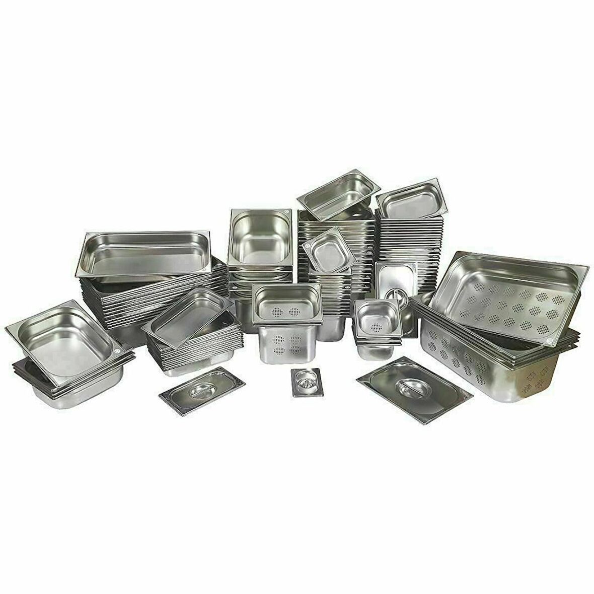 Delikli Gastronorm Küvet GN (1/1 65 mm) GST 51