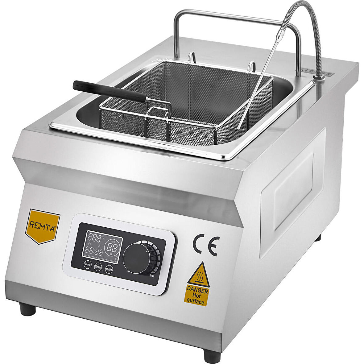 Remta 10 lt Elektrikli İndüksiyon Fritöz - WZ-TZ035
