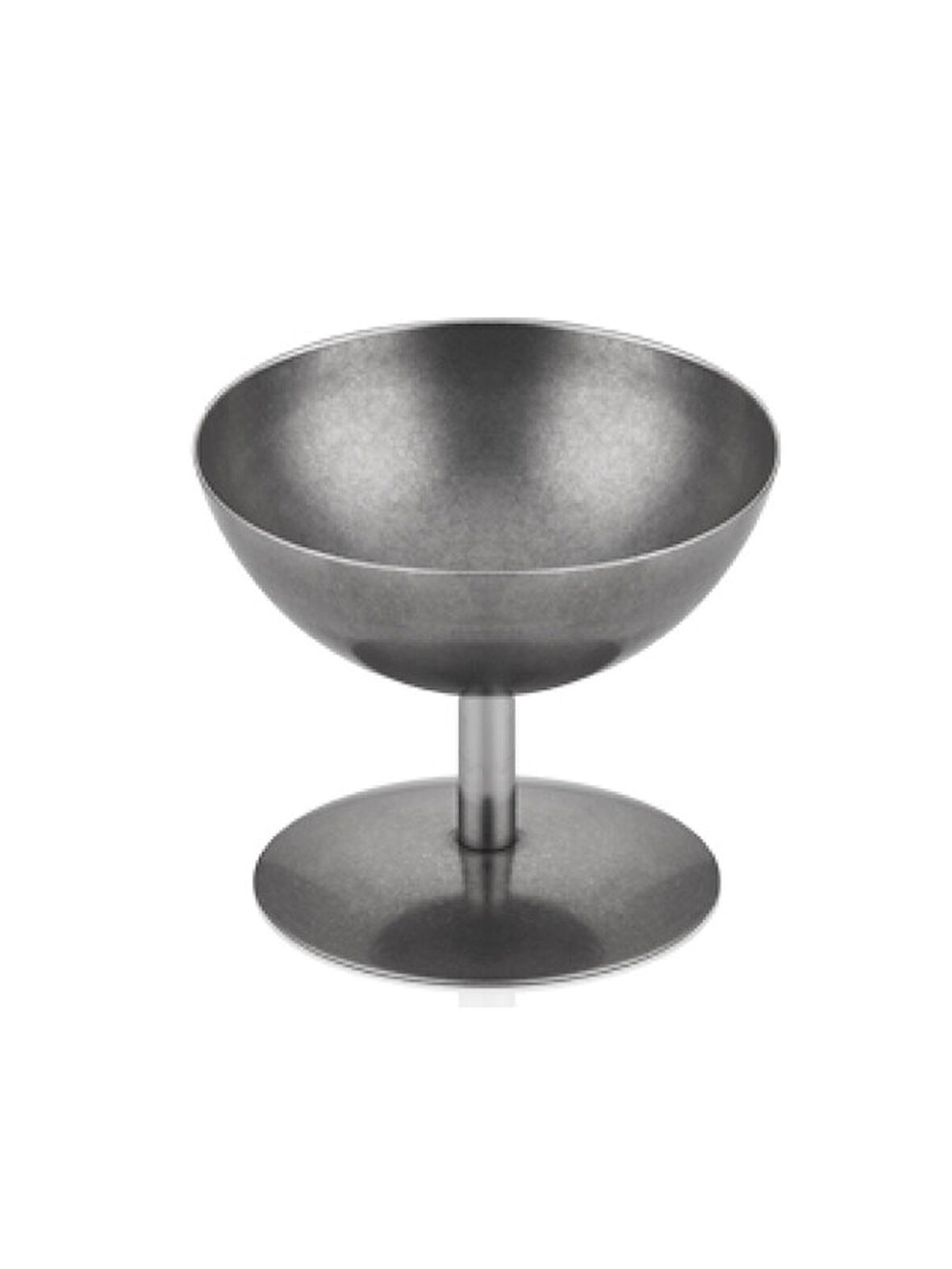 Çelik Eskitme Ayaklı Dondurmalık 10 Cm