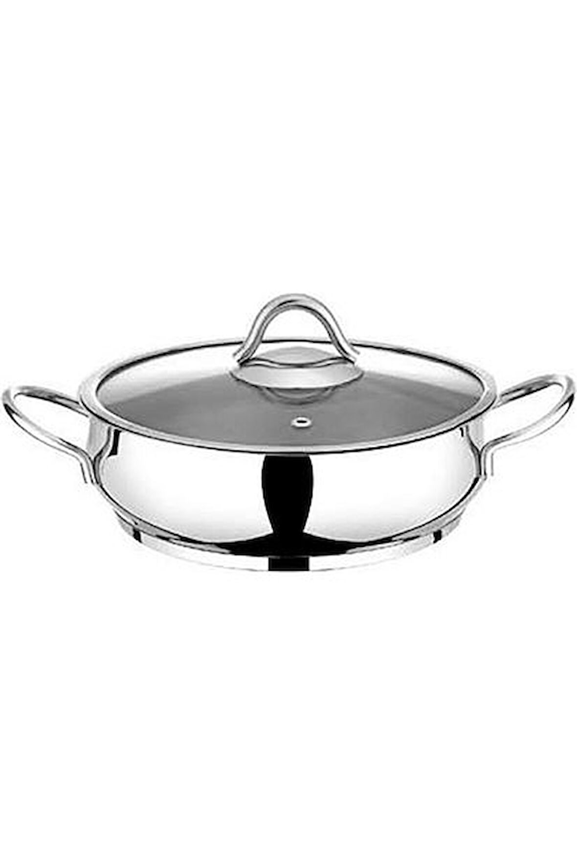 Serena Çelik Basık Tencere 24 Cm