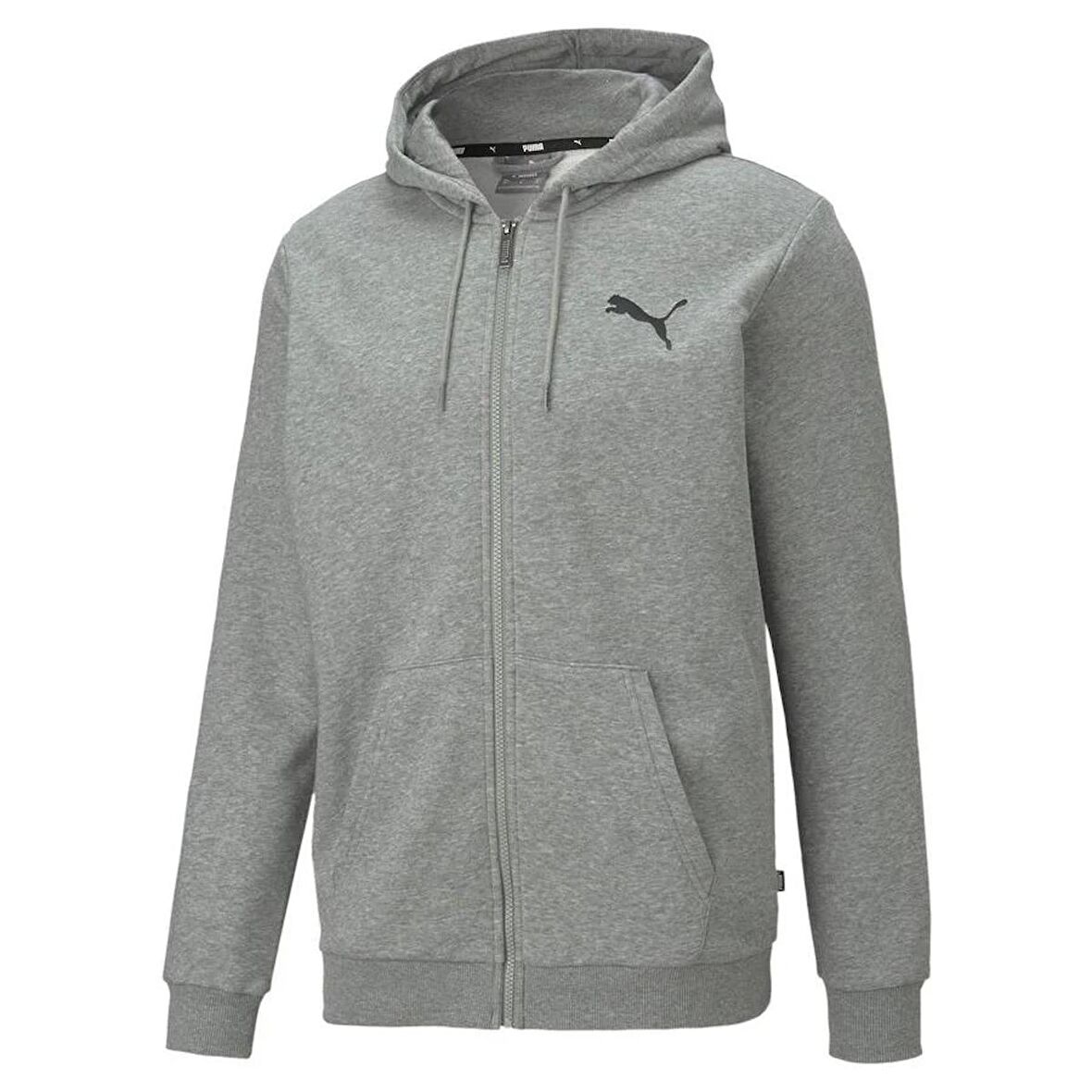 Puma Essentials Small Logo Full-zip Hoodie Erkek Sweatshirt