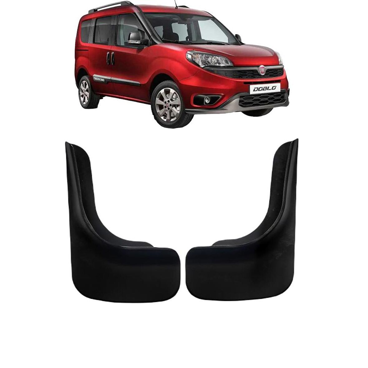 Fiat Doblo D4 2'li Set (Arka) Paçalık Çamurluk Tozluk DBL0UZ001