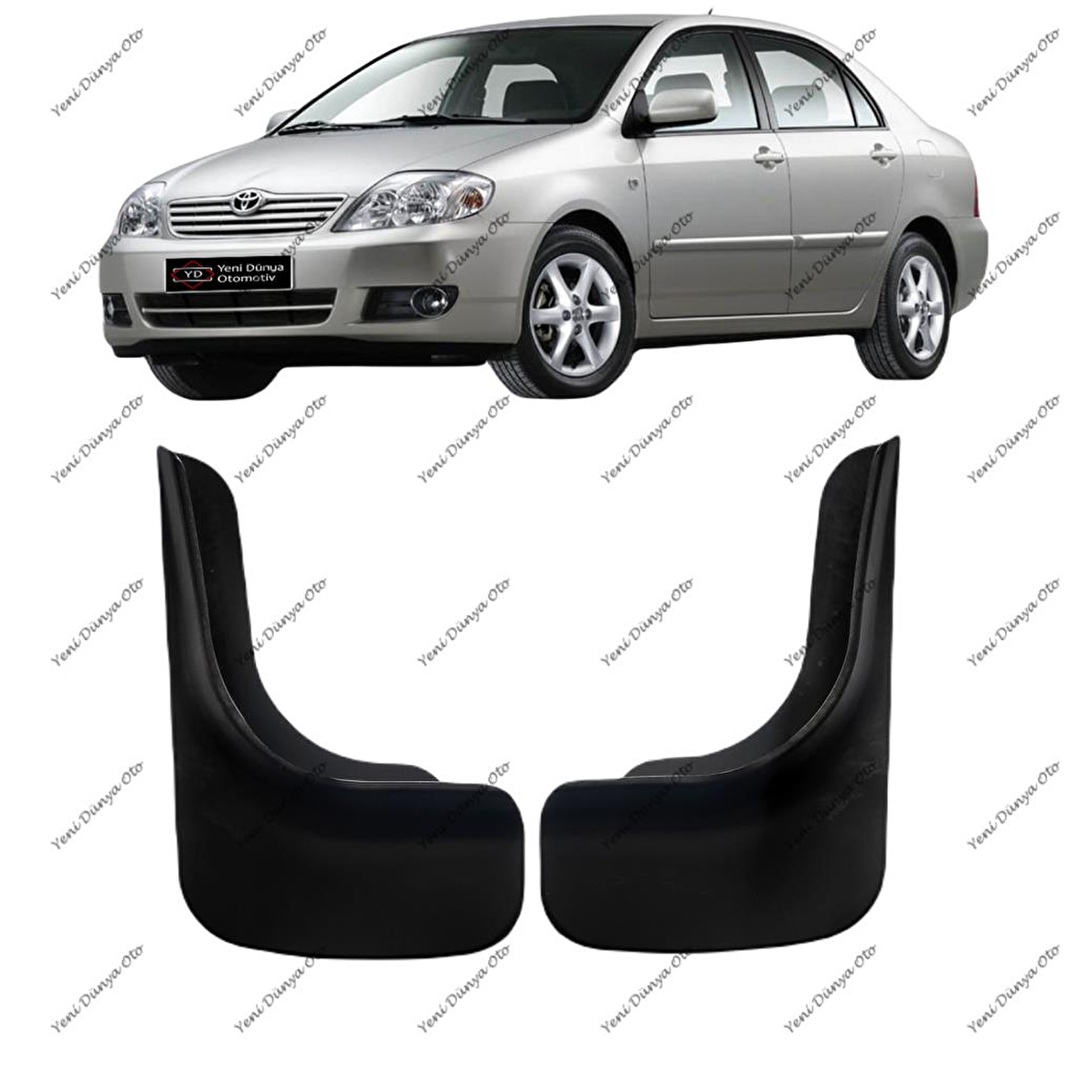 Toyota Corolla 2002-2006 2li Paçalık Çamurluk Tozluk TYT0UZ007