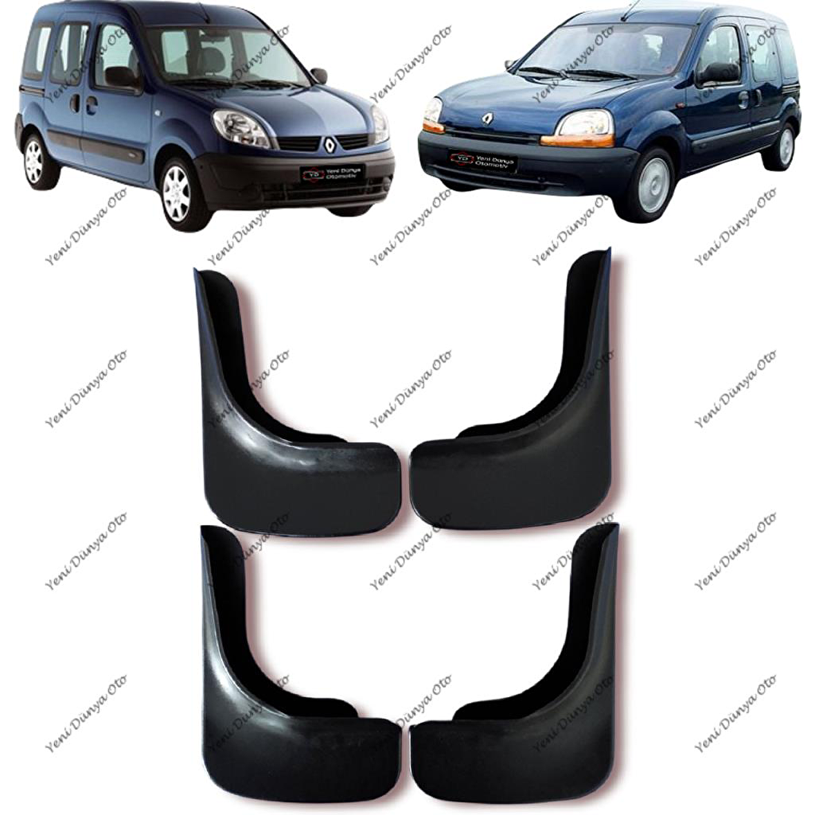 Renault Kangoo 1998-2007 4lü Paçalık, Çamurluk, Tozluk REN0UX027