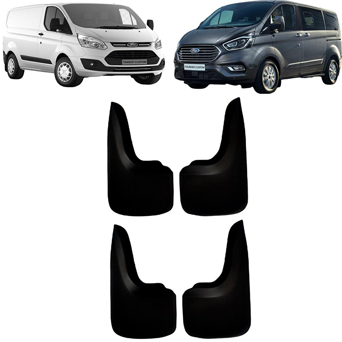 Ford Transit Tourneo Custom 4'lü Paçalık, Çamurluk, Tozluk FRD0BX028