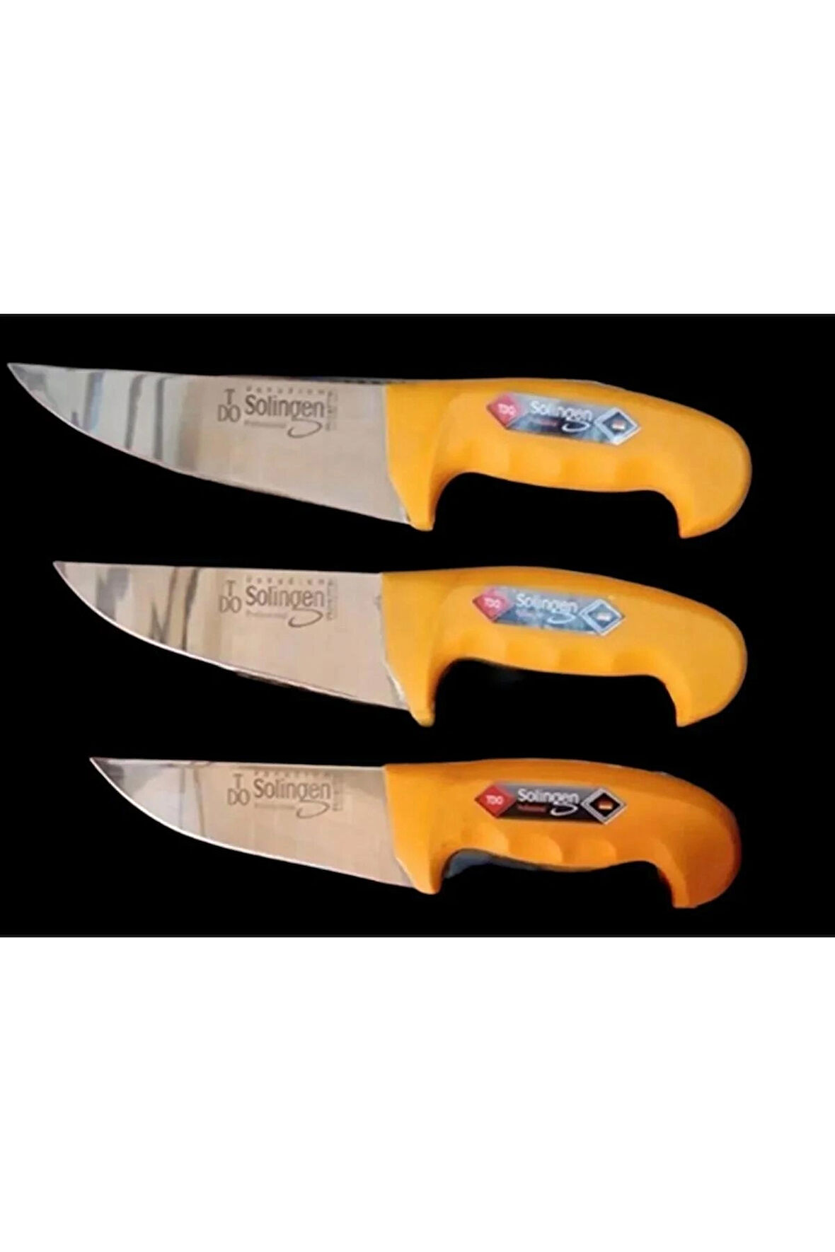 Solingen 3 Lü Profesyonel Kasap (ET) Bıçağı Seti