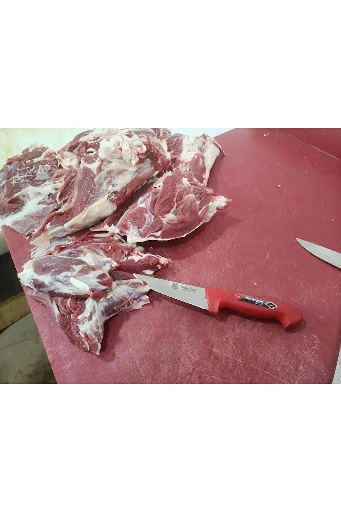 Solingen Kırmızı No:0 Kasap(ET) Bıçağı