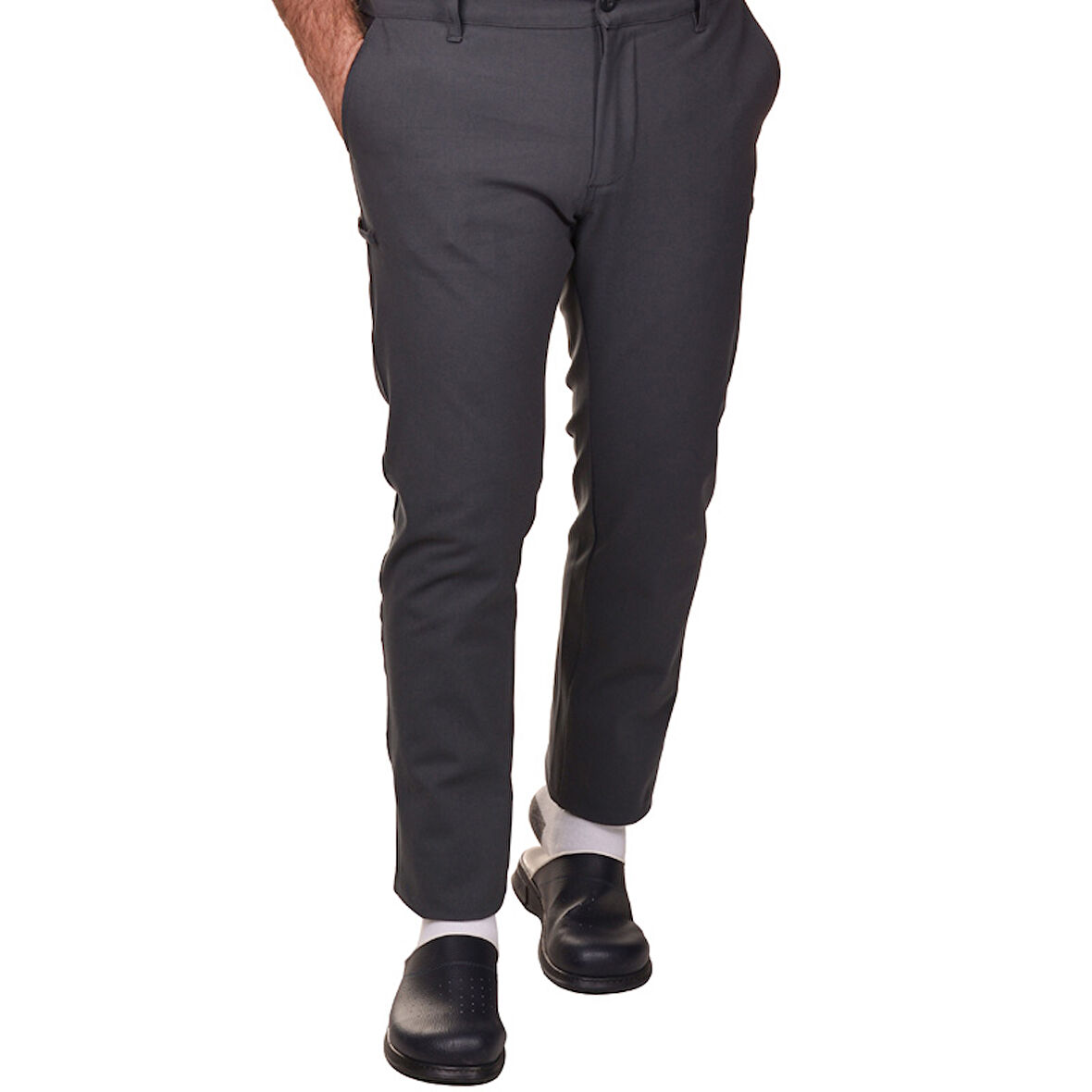 Formteks Likralı Aşçı Pantolon Füme 